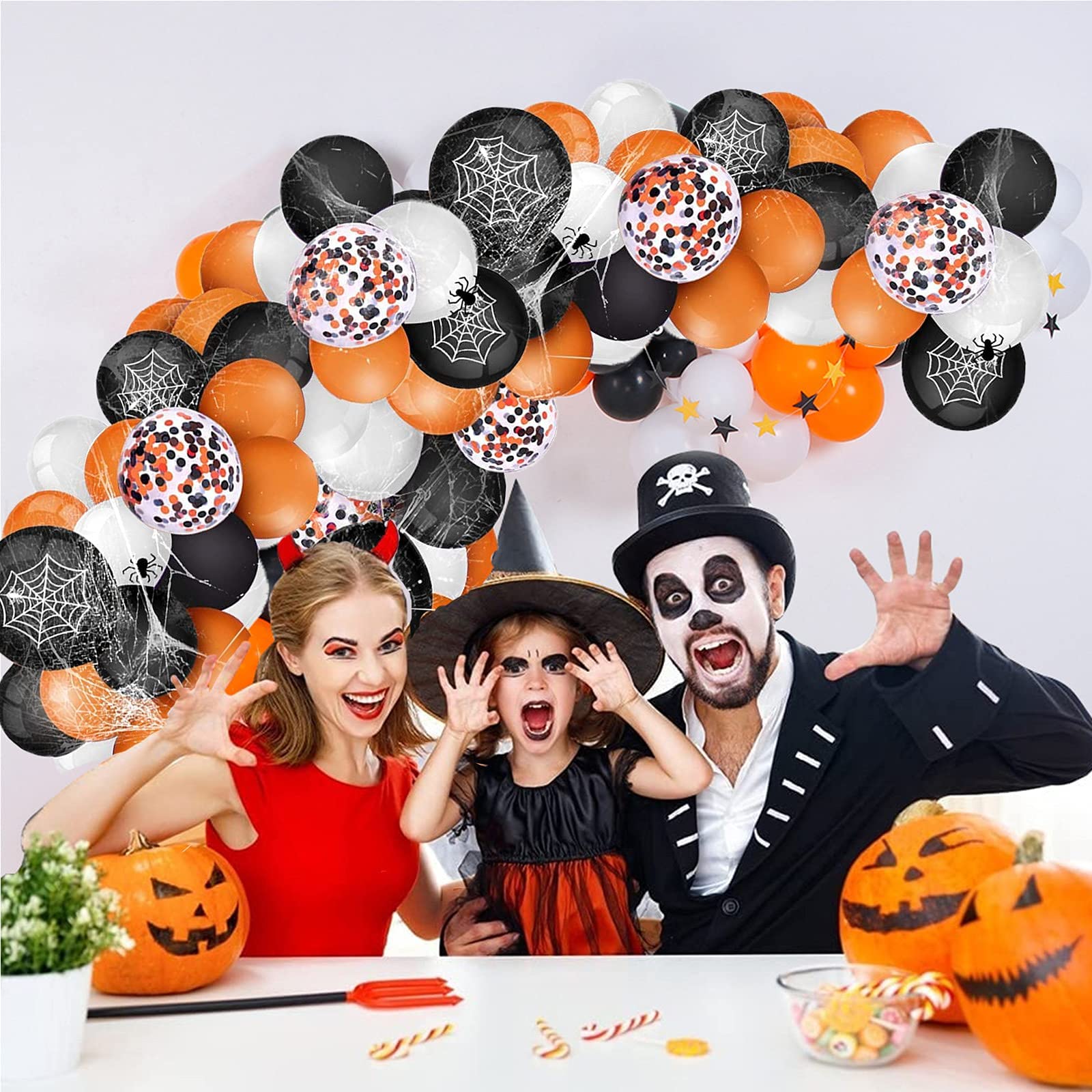 14grs De Confettis De Table En Plastique, Pour Les Décorations De Fête D' Halloween, Sorcière, étoiles, Citrouille, Chat, Araignée - France