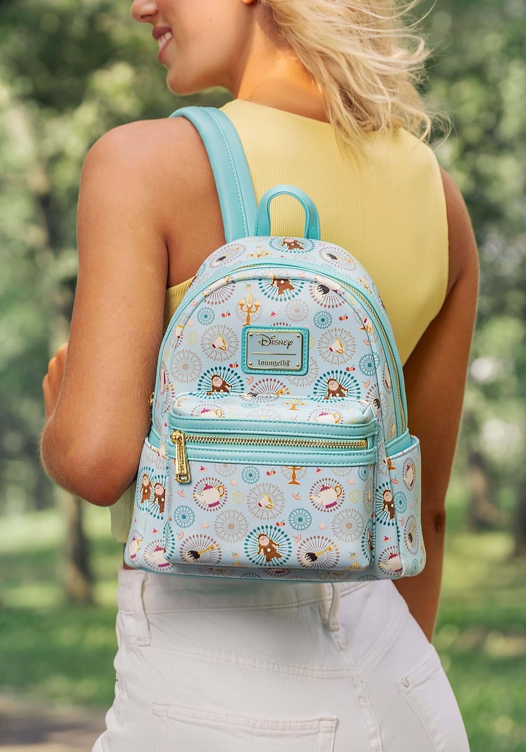 Loungefly Be Our Guest Mini Backpack - Beauty and the Beast Enchanted Castle Servants - Image 4