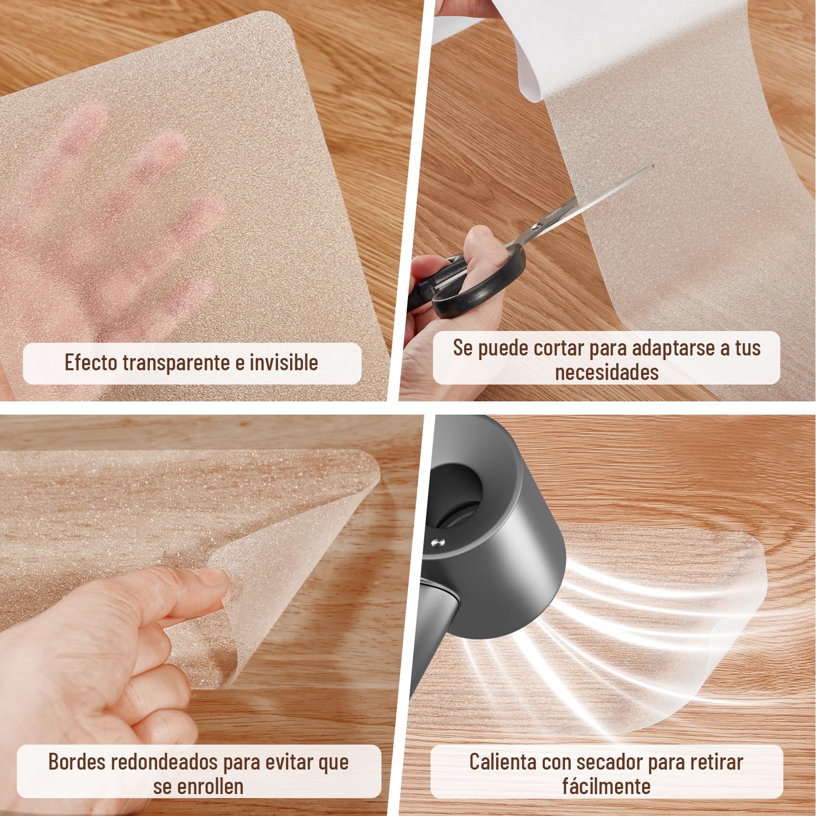 15 Piezas Antideslizante Escalera Transparente 80 x 15 cm, Autoadhesivos Alfombrilla Antideslizante Escalera, Suave y Cómoda, Apta para Suelos Lisos como Suelos de Madera, Baldosas, Cristal