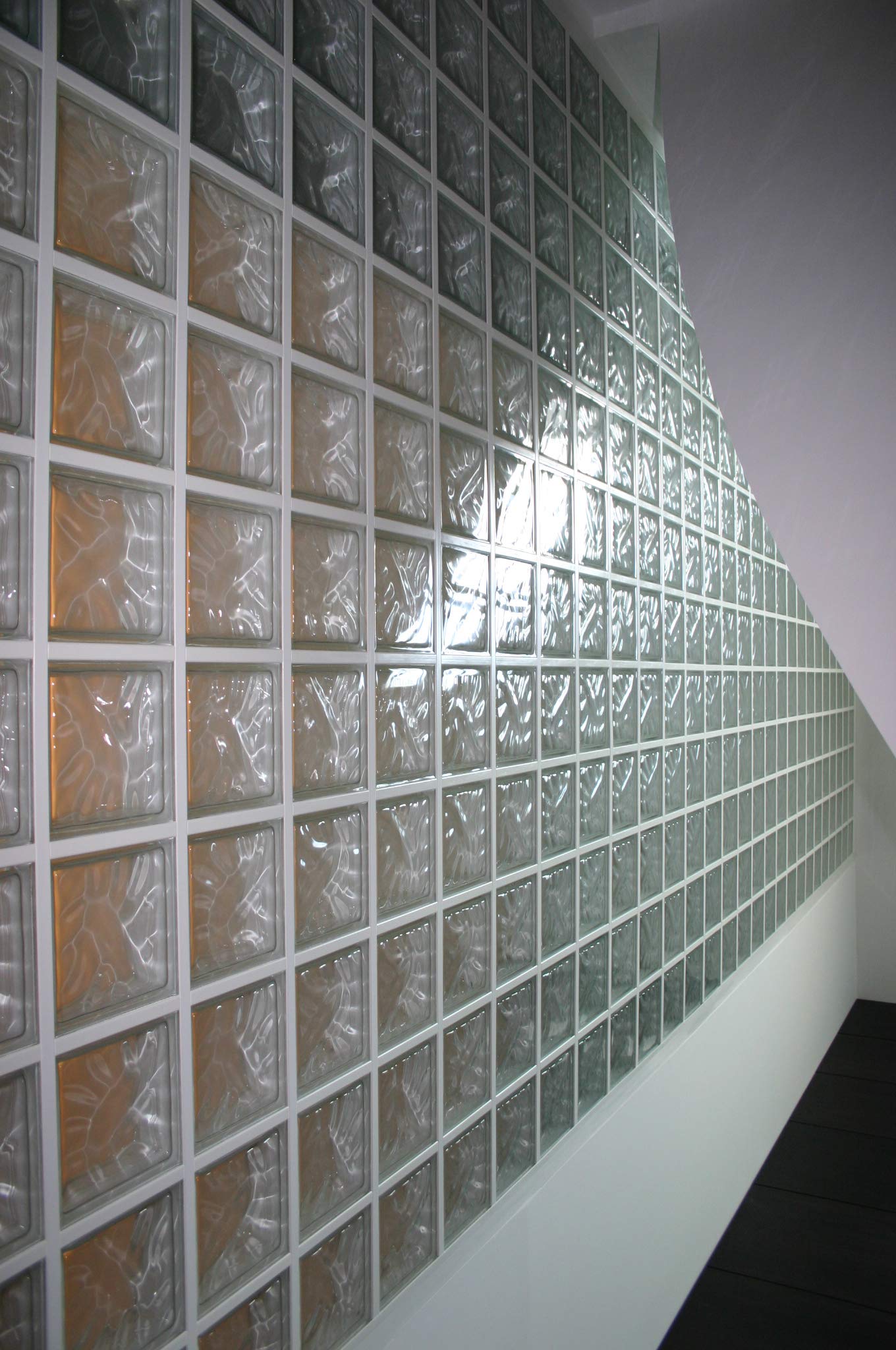Bloque de vidrio Smart Wave Ondulado Transparente | cm 24x24x8 | Unidad de venta 1 caja de 4 pzas