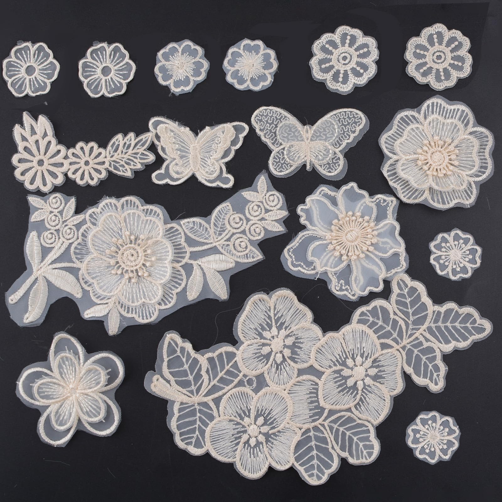 Ontdek de unieke strijk patches van ! – Getagged met Witte Bloemen