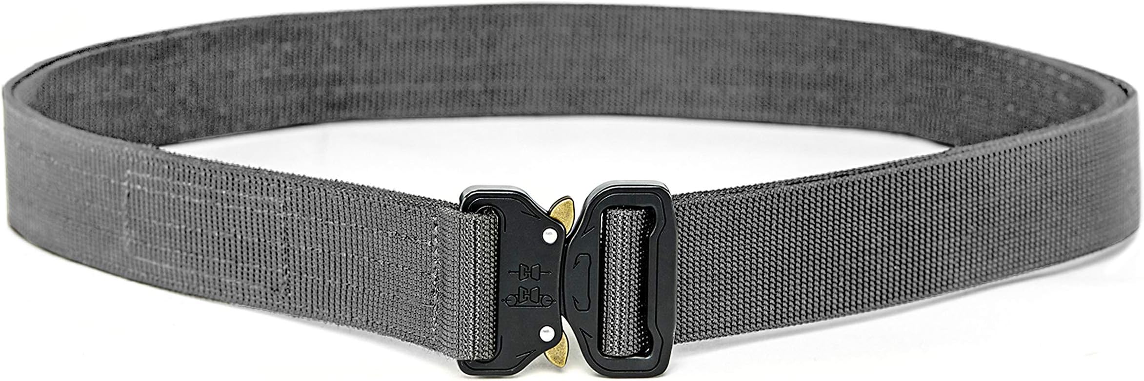 Heavy Duty Quick-Release EDC Belt - Stiffened 2-Ply 1.5” Nylon Gun Belt for Concealed Carry Holsters