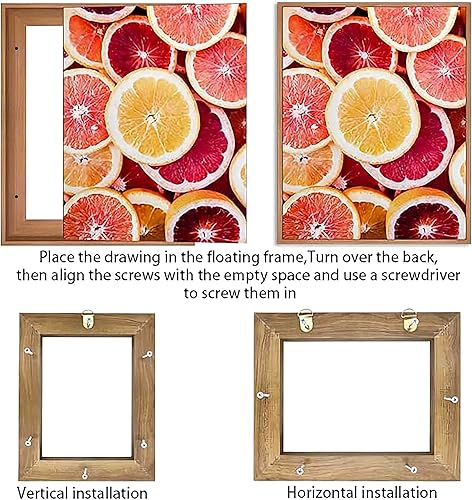 Miniatura 7 de Marco de madera para lienzo grueso de 16.0 x 20.0pulgadas 1.25pulgadas de grueso Más de 25 tamaños y 4 colores Marco para lienzo de artista, pintura