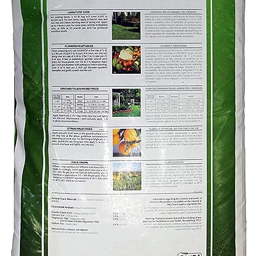 Miniatura 6 de Azomite Aditivo mineral orgánico granulado multiusos de 44 libras para suelo, microfertilizante para plantas, jardín, huerto, suelo de cultivos y