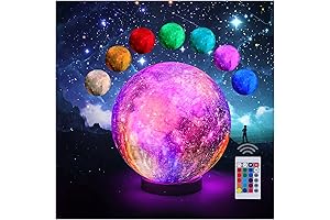 3D Galaxy Ball Moon Lamp - Illuminate the Night with Celestial Spheres