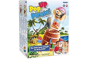 TOMY Pop Up Pirate - The Exciting Family-Friendly Pirate Surprise Board Game...