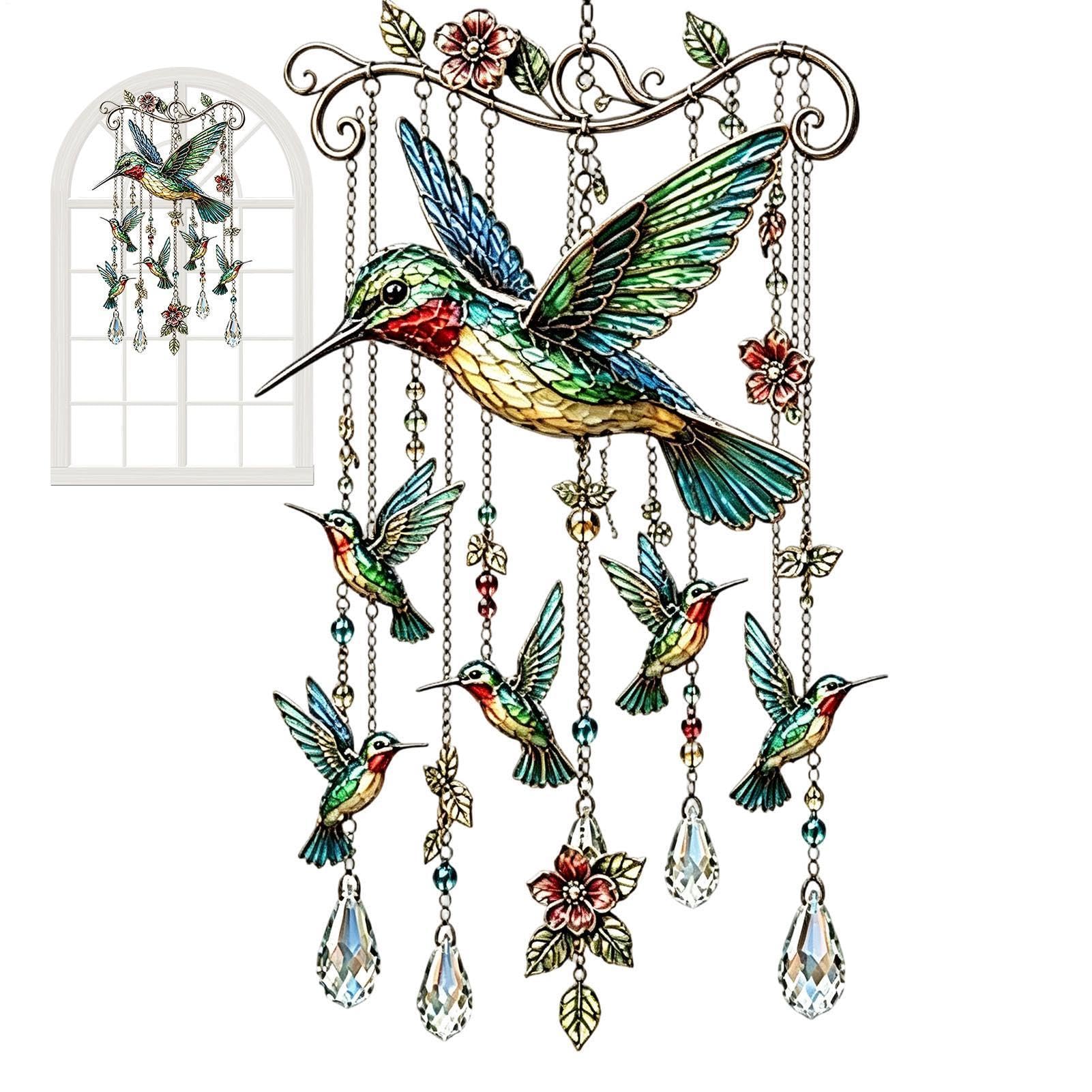 Carillon extérieur colibri pour embellir votre terrasse et porche
