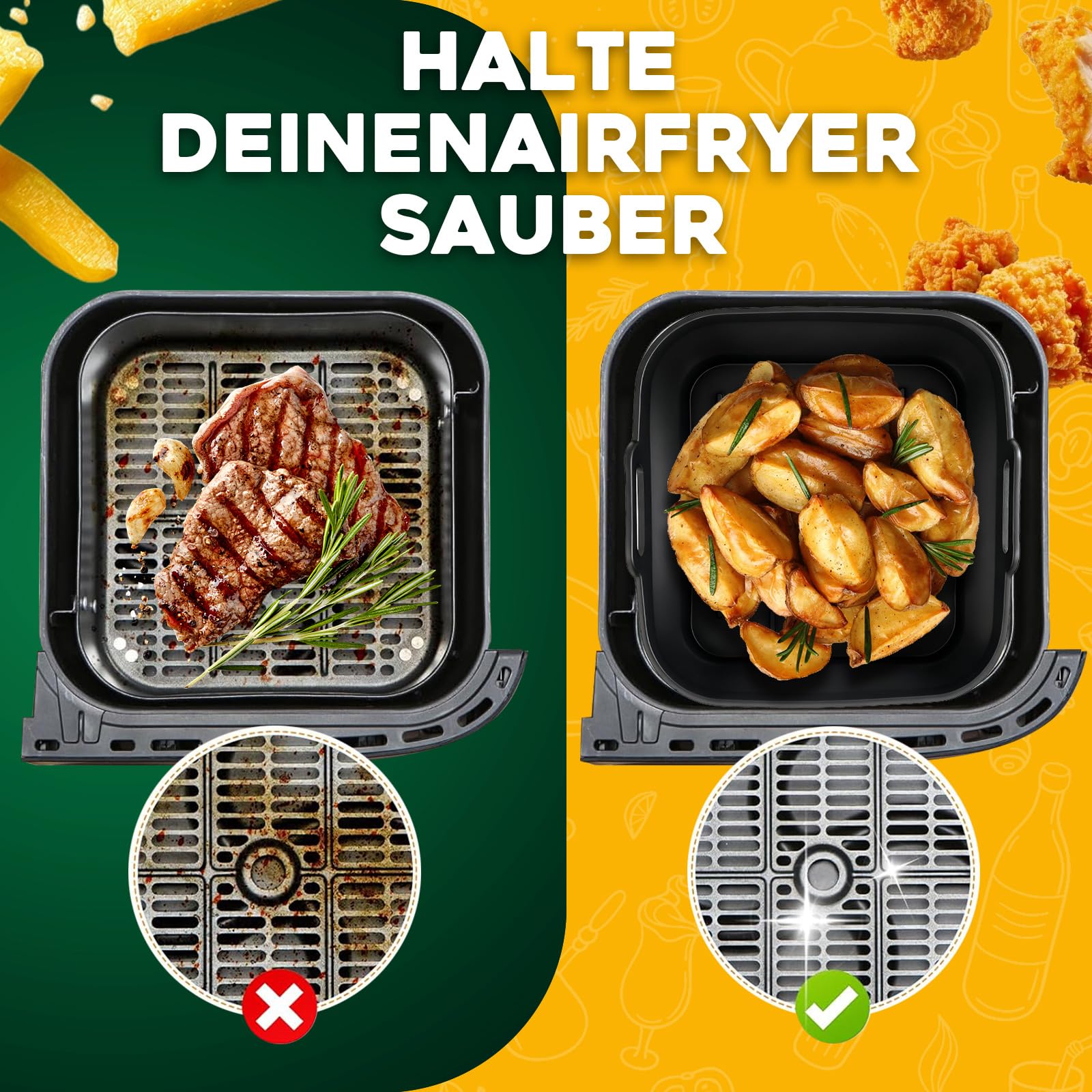 Moule Air Fryer pour Philips Airfryer Série 3000 NA350/00, Réutilisable Moule Silicone Air Fryer Moule Air Fryer pour Philips Airfryer Série 3000 NA350/00, Réutilisable Moule Silicone Air Fryer