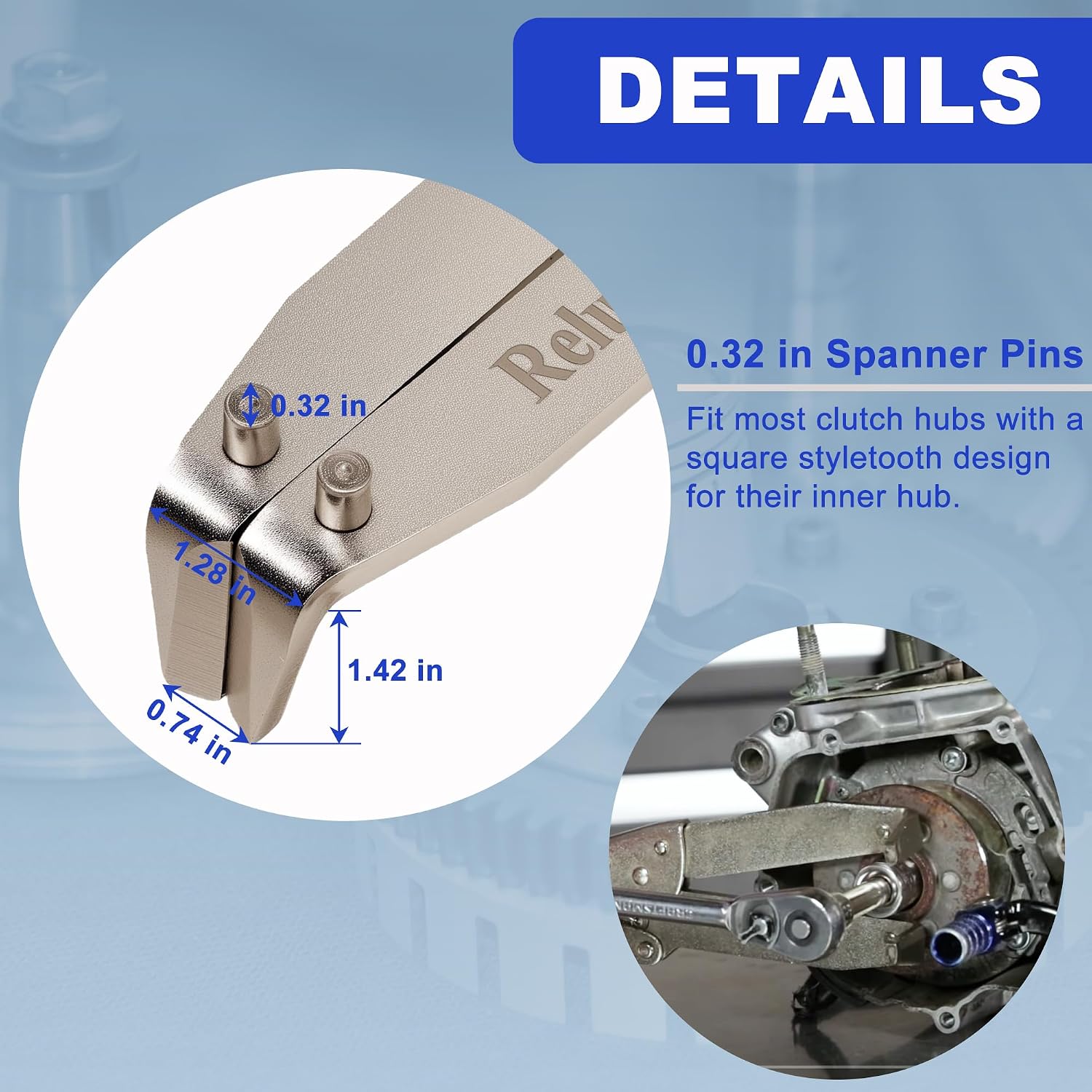 Motorcycle Clutch Flywheel Holding Tool, Clutch Hub Basket Gear Holder Tool