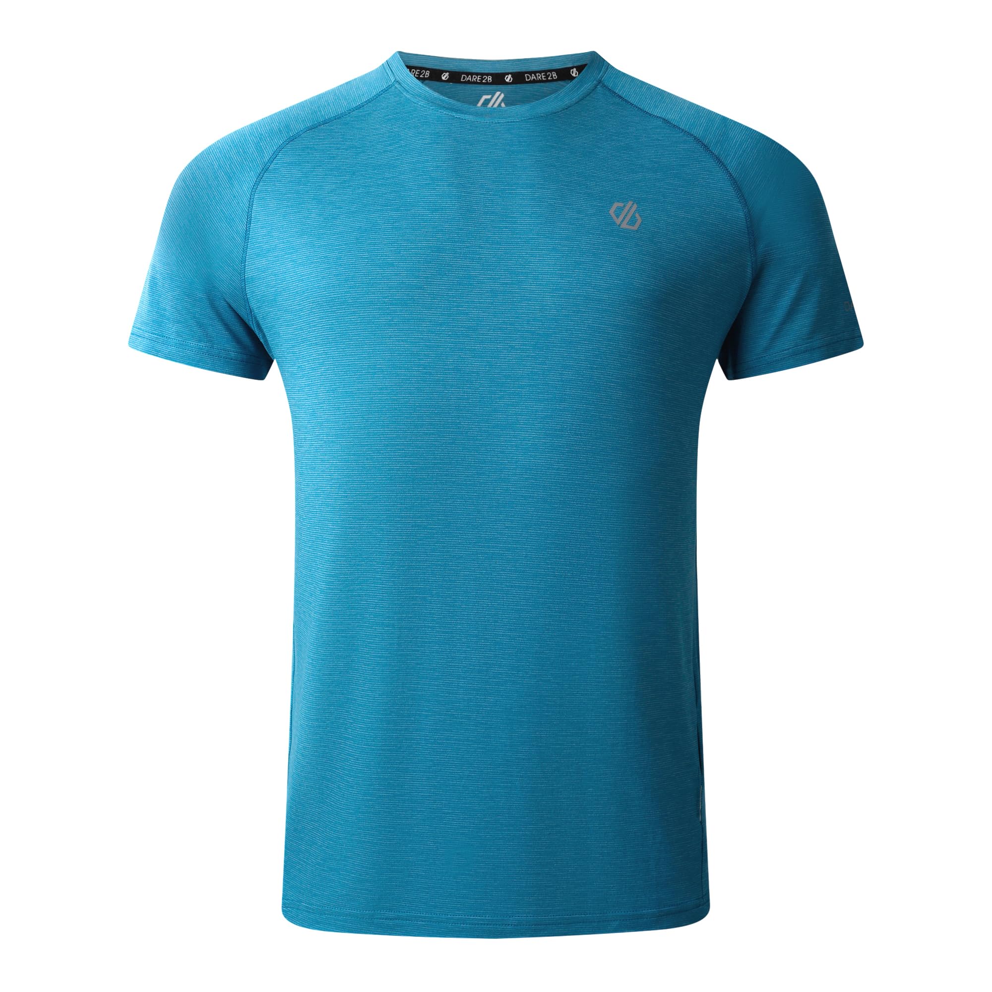 Dare2B Mens Persist Tee T-Shirts/Polos/Vests Yoga Shirt, Bluesteelmrl, XS EU