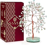 Vista 50 de KARMAPLEDGE Árbol de la vida de cristales curativos para energía positiva, protección y buena suerte, dinero, decoración de Feng Shui
