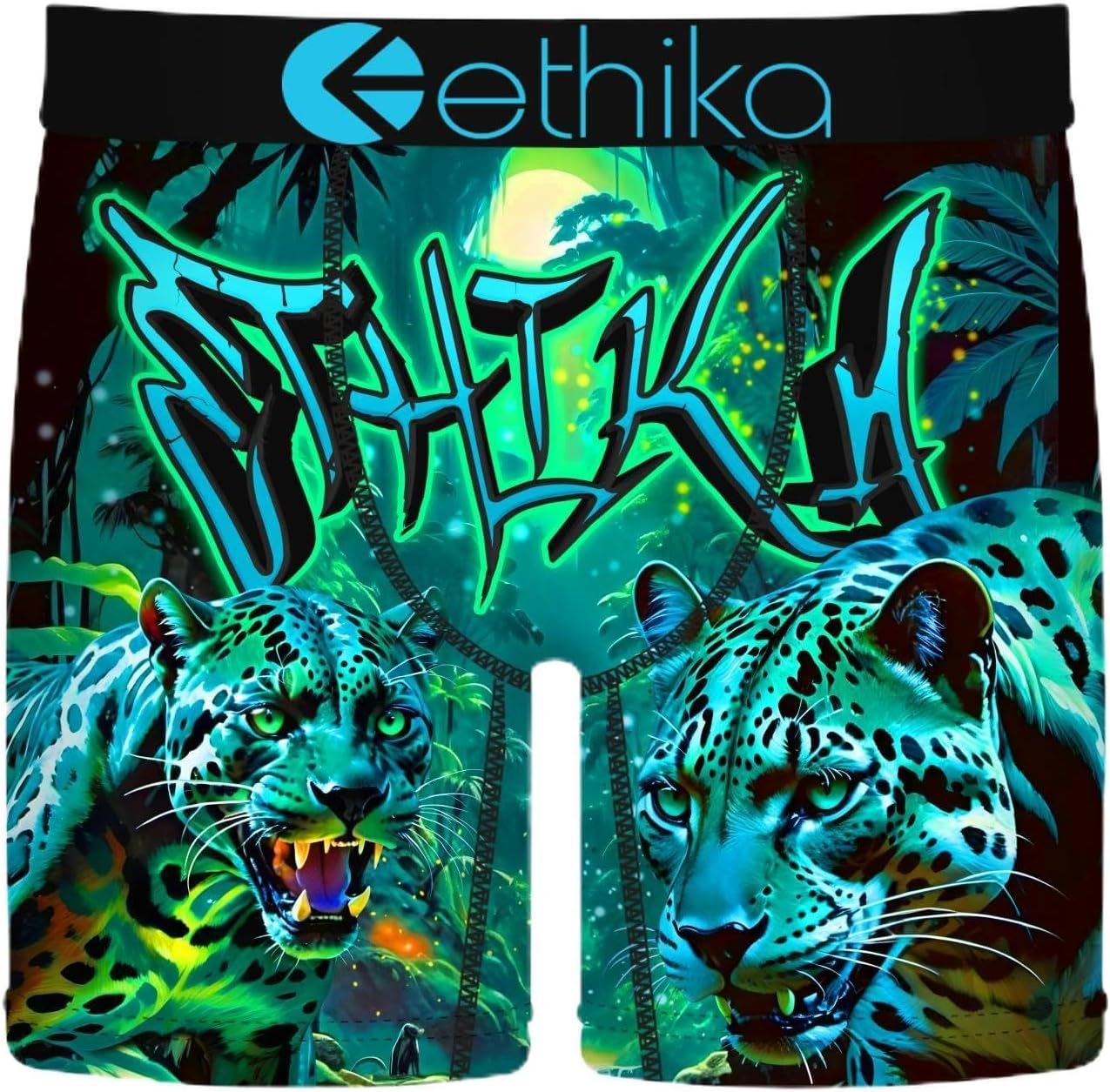 Ethika Men’s Mid Boxer Brief, 4-Way Stretch Performance Underwear - Lumileps