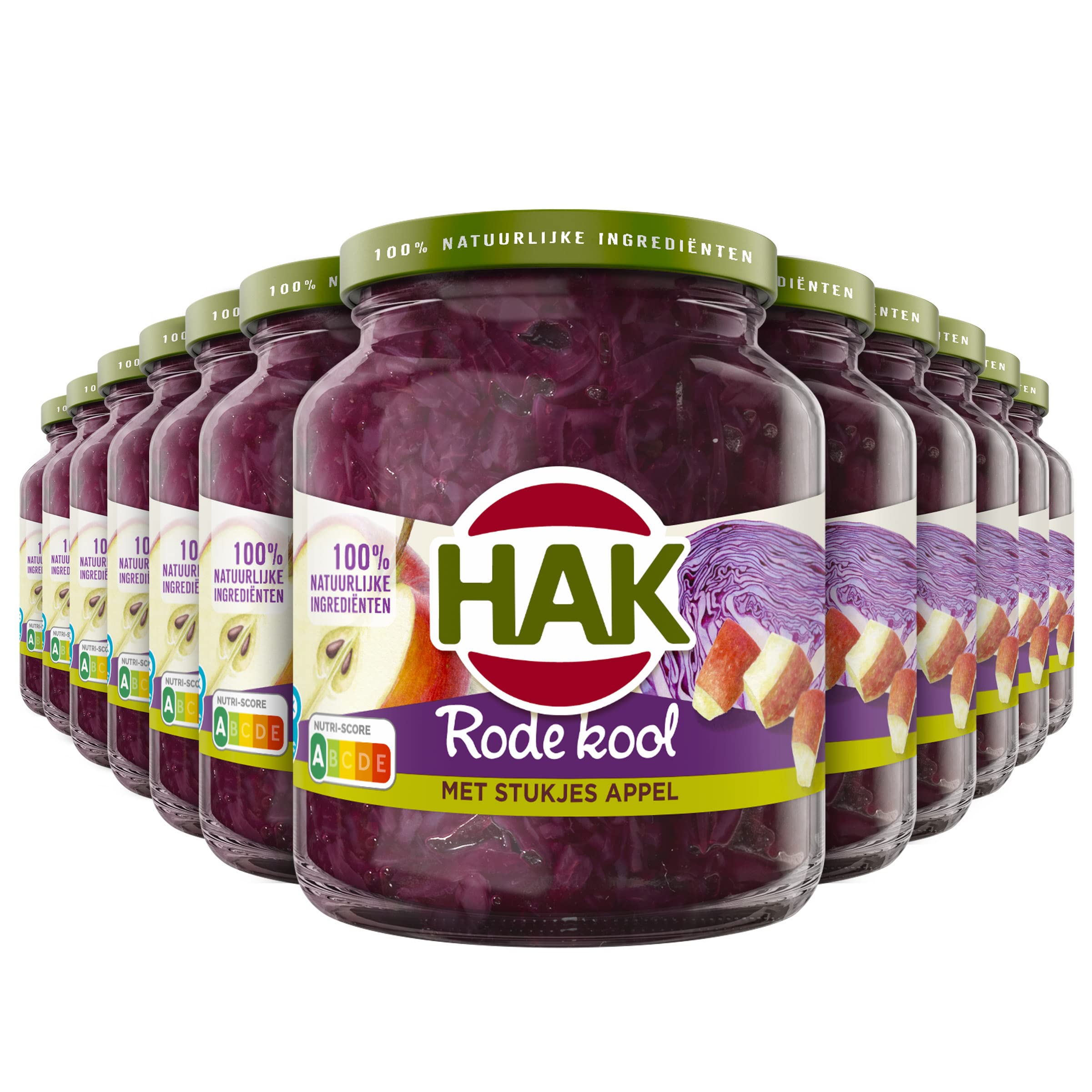 Hak Rotkohl mit Apfel 12 Gläser 37 cl