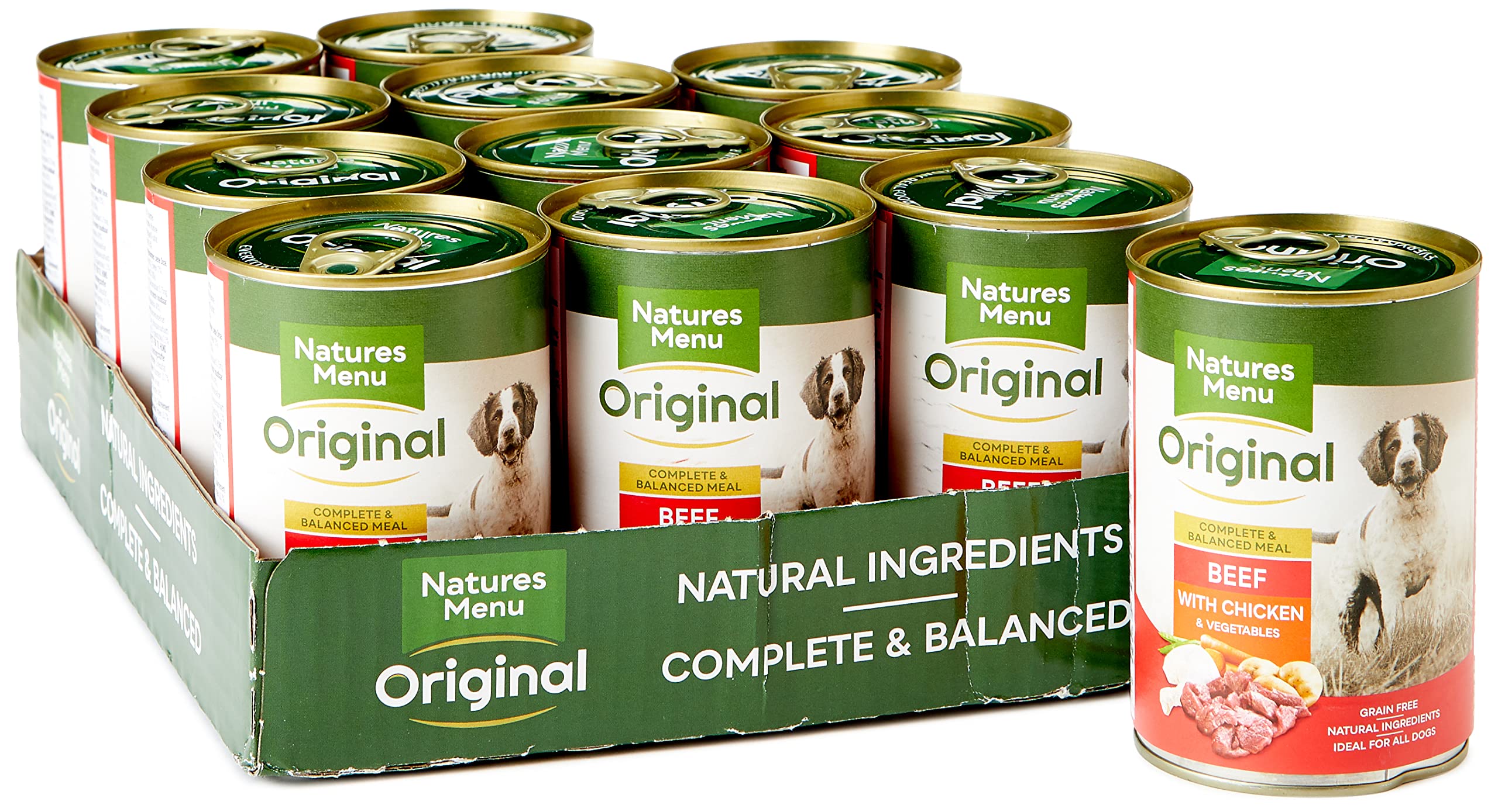 Natures Menu Dog food can bite with chicken (12 x 400g)