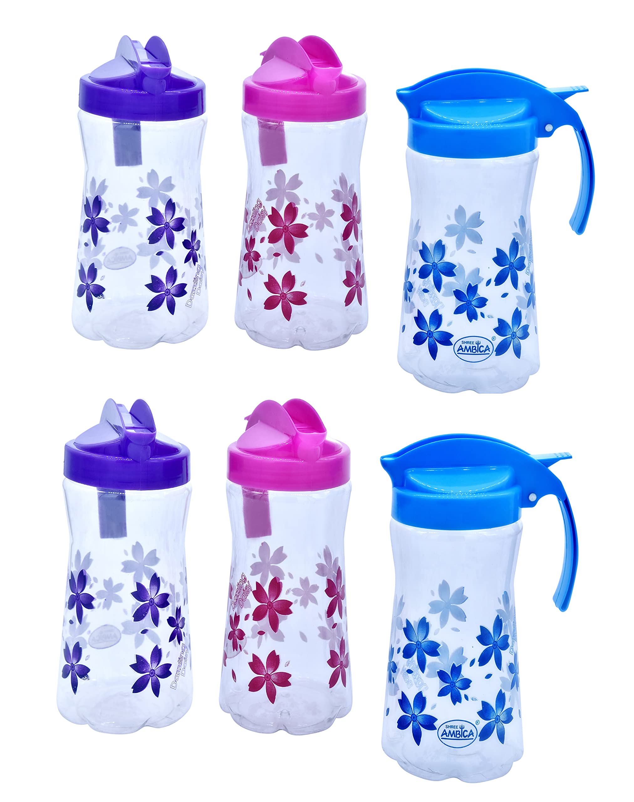 Antic 1000ml Plastic Oil Dispenser Combo Spout for Easy Pouring Leak-Proof Soy Sauce Vinegar Storage Oil Dispenser for Kitchen 1 Litre (6)