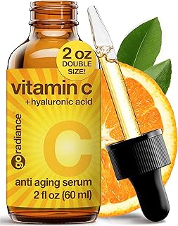Double Size (2OZ), 20% Vitamin C Serum for Face with Hyaluronic Acid, Face Serum Vitamin C, Vitamin C for Face Serum for Women, Vitamin C Oil for Face, Vit C Serum for Face, Vitamin C Face Serum
