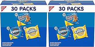 Nabisco Sweet Treats Cookie Variety Pack_OREO, OREO Golden & CHIPS AHOY! (2 Cookies Per Pack), Snack Packs 30 Count (Pack of 2)