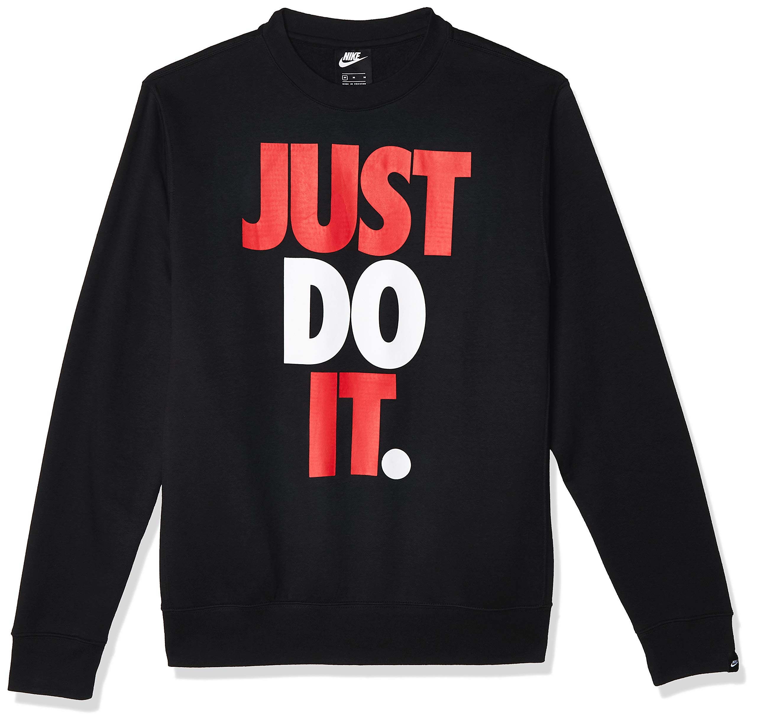 Nike M Nsw JDI Crew Flc Hbr Long Sleeved T-Shirt - Black, Small