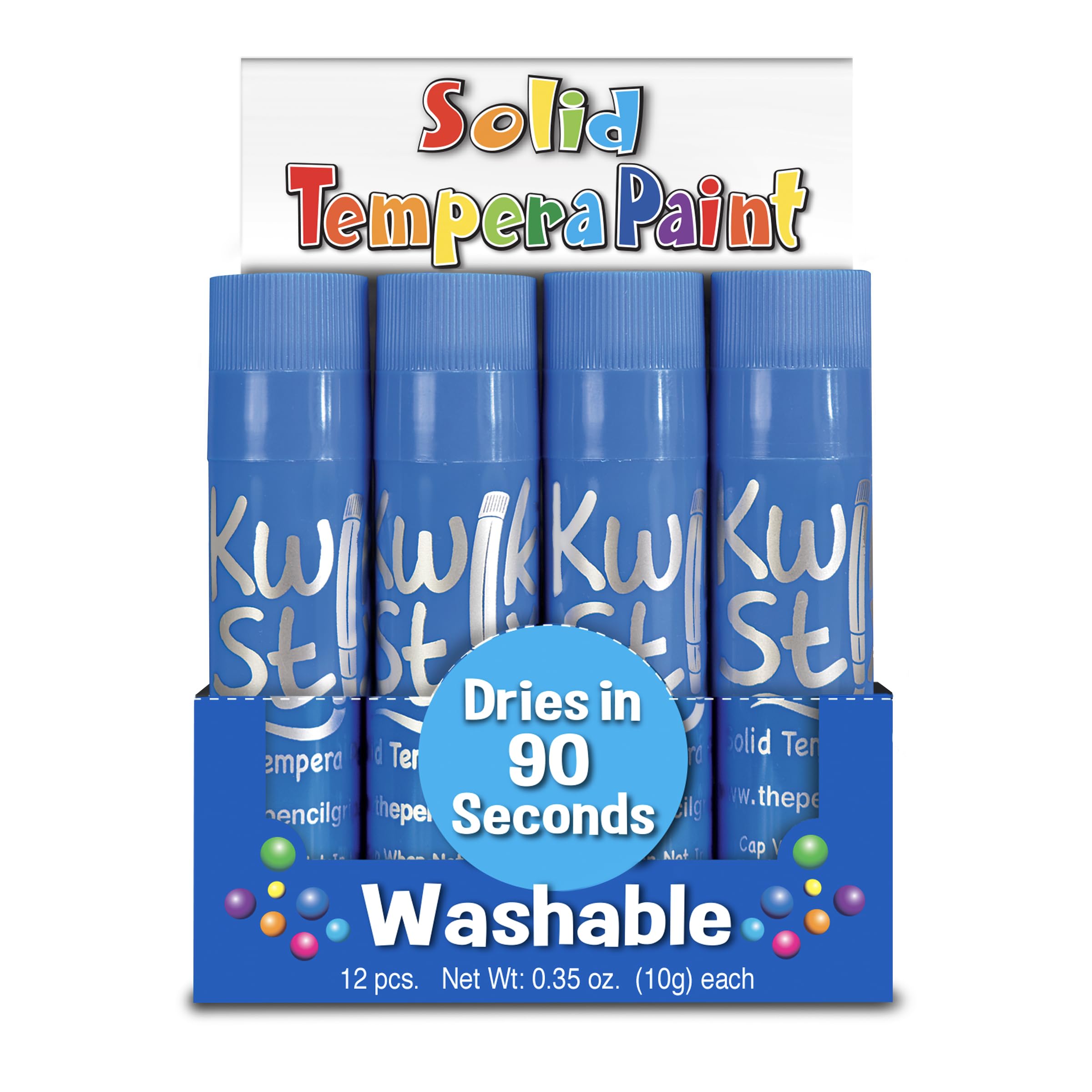 Homeschool and Light Tables Kwik Stix Paint Sticks in NEON, Kwik Stix