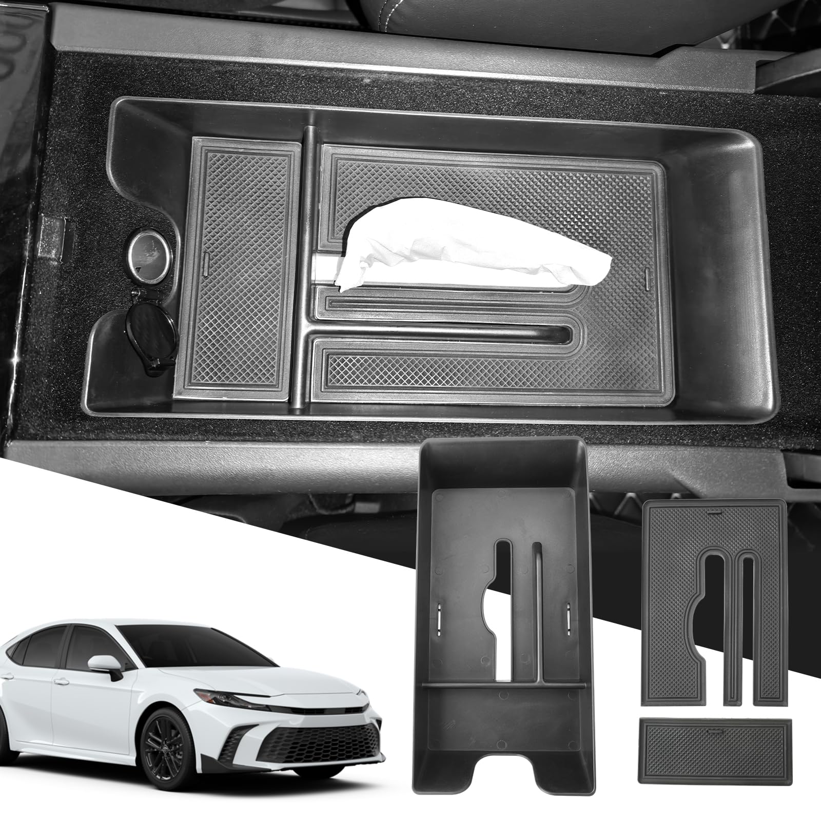 Snapklik.com : For 2025 Toyota Camry Center Console Organizer For ...