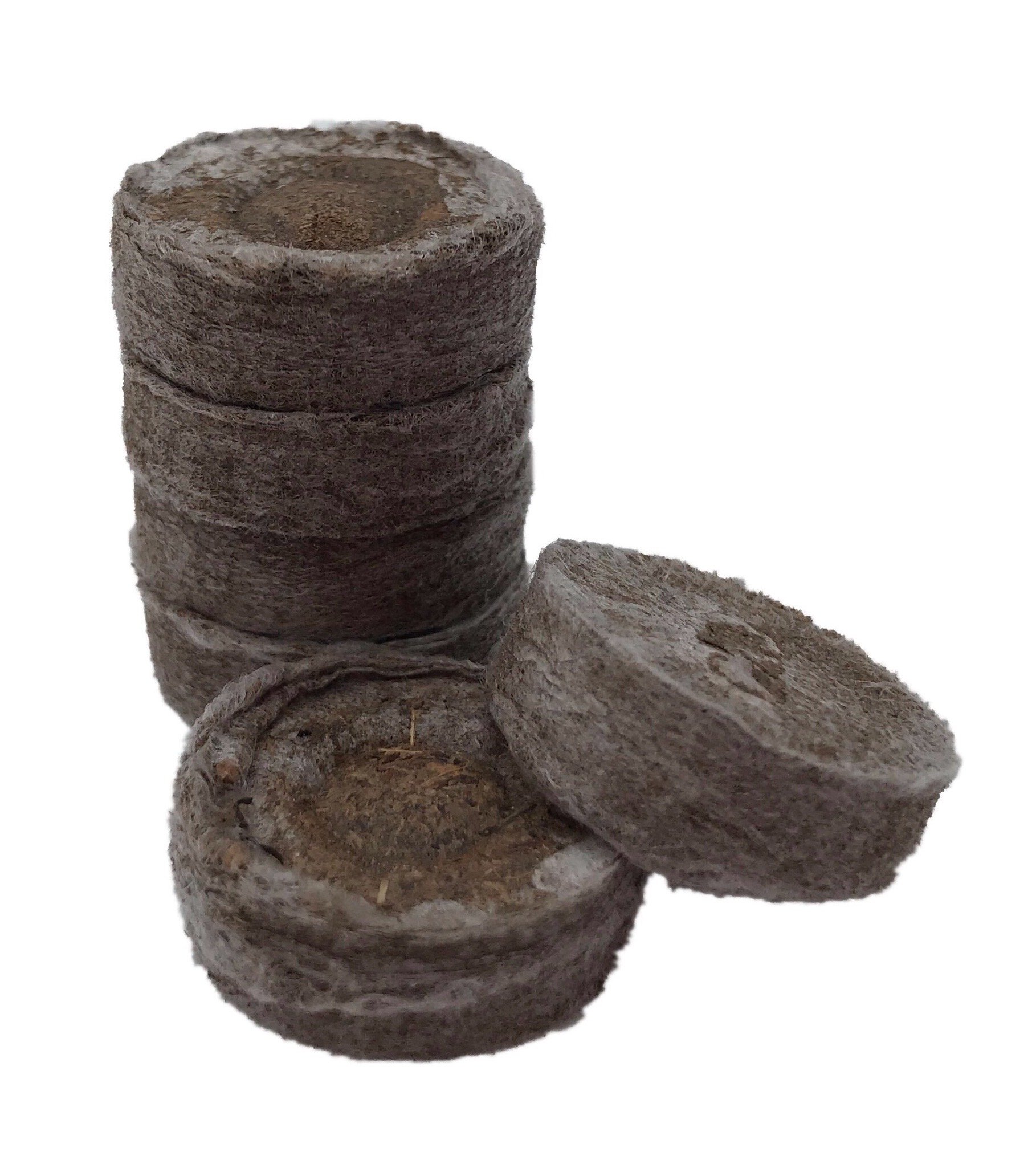 Nutley's Compost Plug Pellets Peat-Free Just Add Water (Quantity: 50, Size: 22mm)