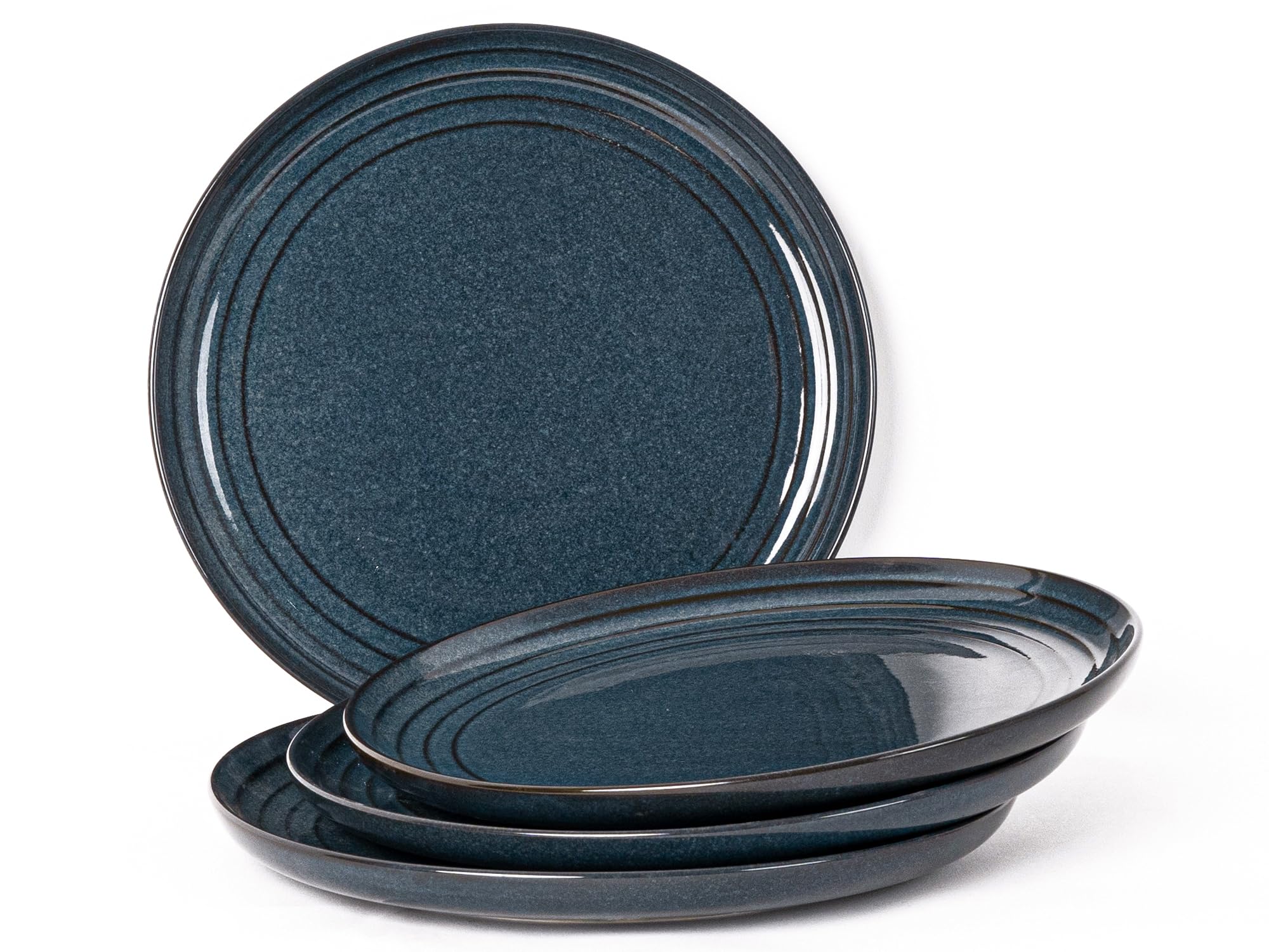 Bodhi House Arctic Blue Dinner Plates - Set of 4 -13