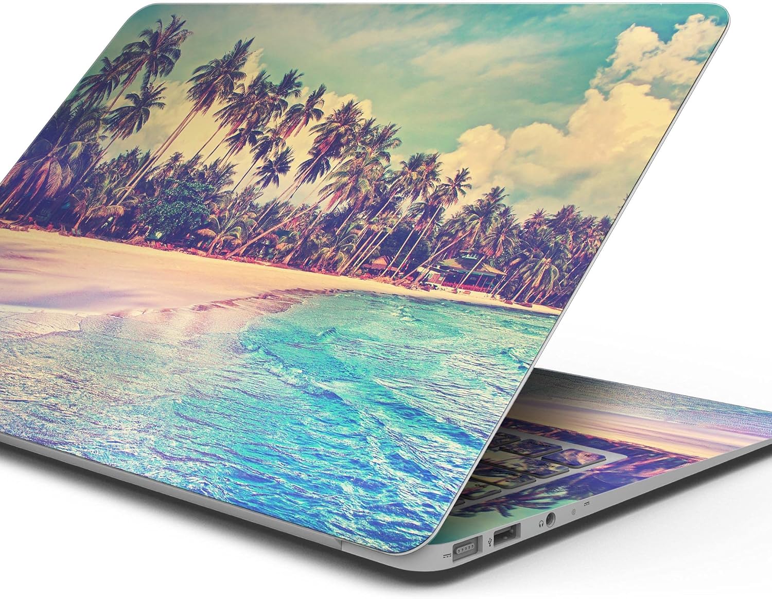 DesignSkinz - Compatible with MacBook Air 13" M1 (A2337) - Skin Decal Protective Scratch Resistant Vinyl Wrap - Dreamy Beach