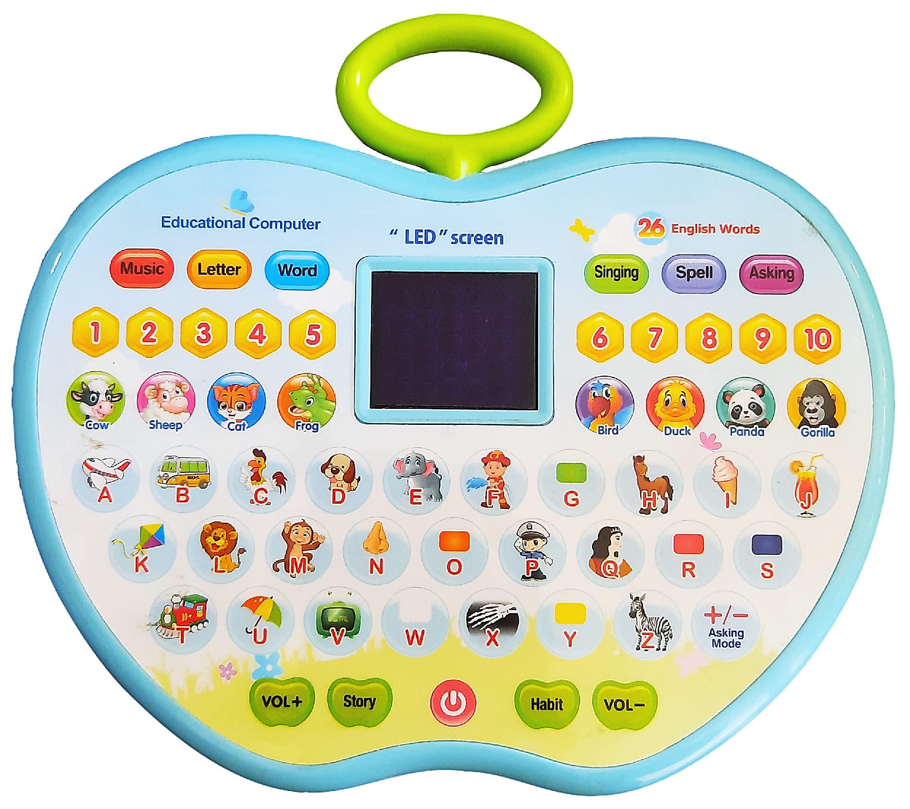 Buy SUPER TOY Educational Computer ABC and 123 Learning Kids Laptop