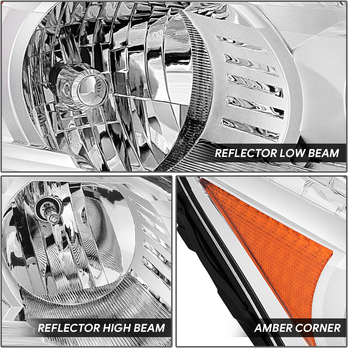 DNA MOTORING Right OE Style Headlight Compatible with 09-12 Chevy Traverse LS LT, OEM-HL-0222-R