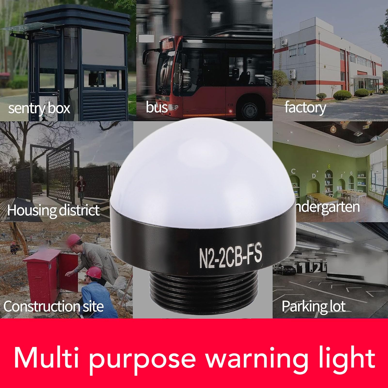 Luci di Avvertimento Industriale a LED da 24 V, 3 Colori Segnale Indicatore della Torre Lampada Impermeabilizzamento della Luce Continua, Luce di Segnalazione Industriale
