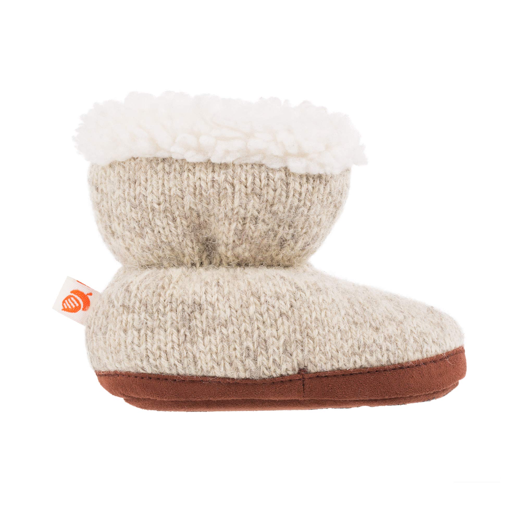 Acorn Unisex-Child Easy Bootie Slipper, Grey Ragg Wool, XX-Large