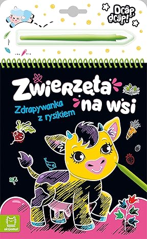 zdrapywanka zwierzęta na wsi