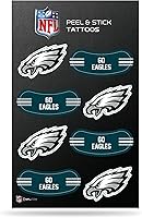 Vista 10 de Rico Industries NFL Footbal Peel & Stick Temporary Tattoos - Eye Black - Game Day Approved!