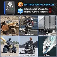 Vista 6 de Automotive Smoke Machine, Upgraded 19PSI Leak Detector Unit Kit Dual Mode Built-in Air Pump DC12V EVAP Vacuum Exhaust Leak Diagnostic Tester Tool