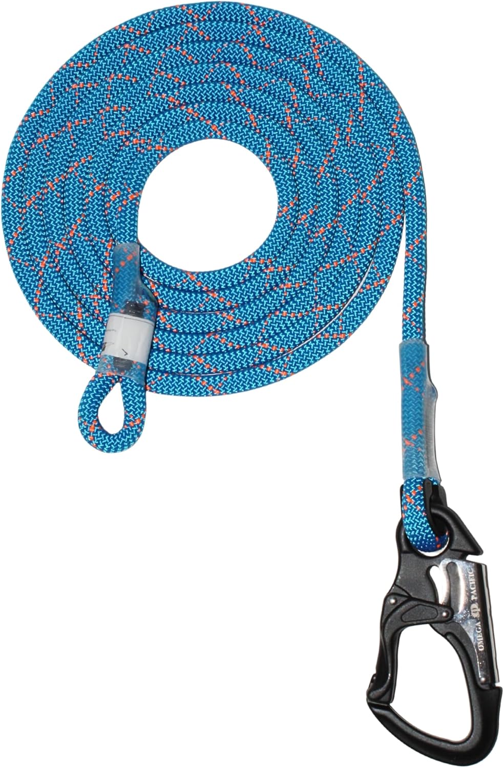 RNR 11mm Sustainable HTP Work Position Lanyard - This Program is Our Way of Reducing Waste by Repurposing Unused Rope Shorts That Would Otherwise End Up in Landfills (12' w/Squatch Claw)