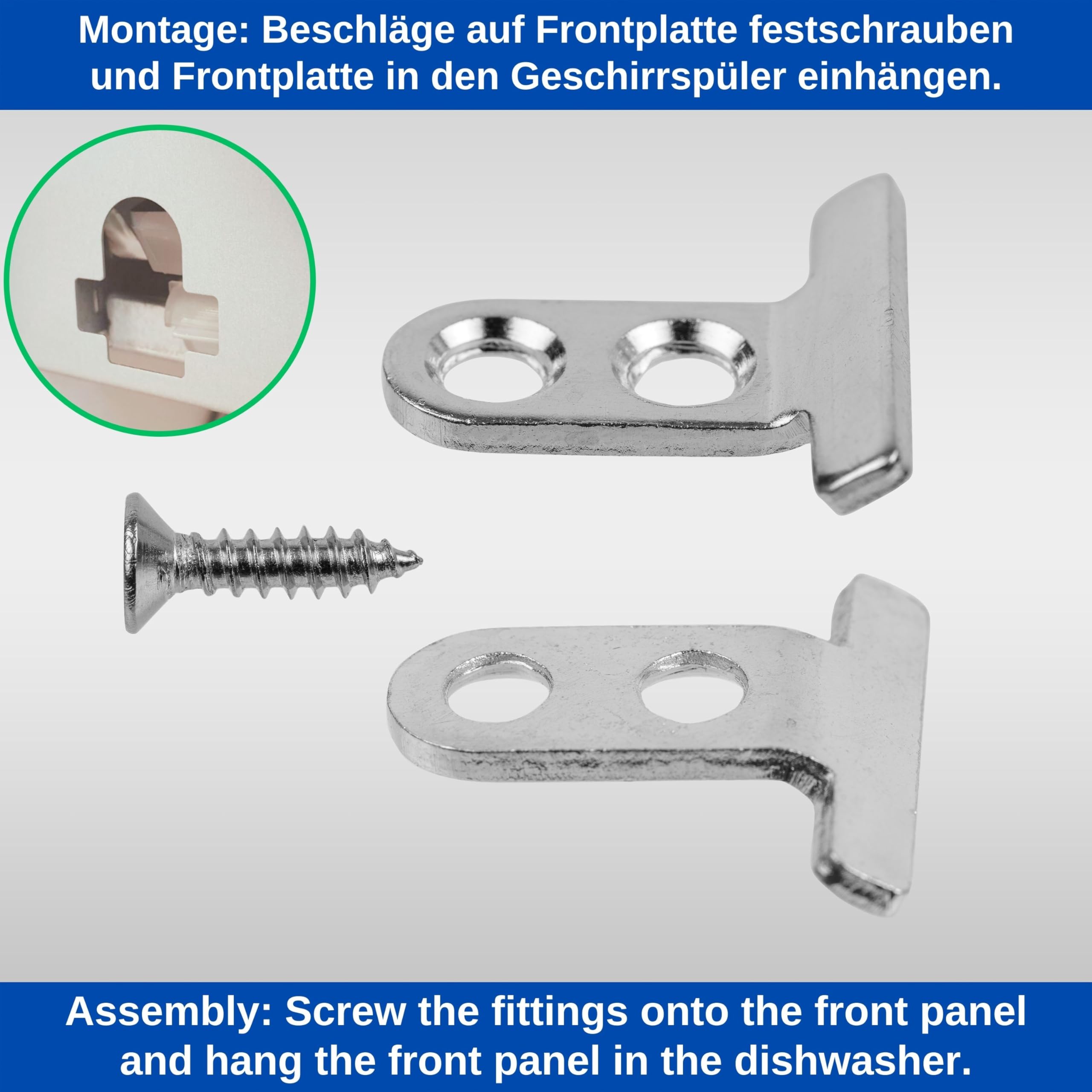 Set di montaggio (set da incasso, set di installazione) per Ikea e altri lavastoviglie 140125033492
