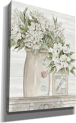 Miniatura 8 de Epic Graffiti 'Floral Country Crocks' de Cindy Jacobs, arte de pared en lienzo, 20 x 24 pulgadas