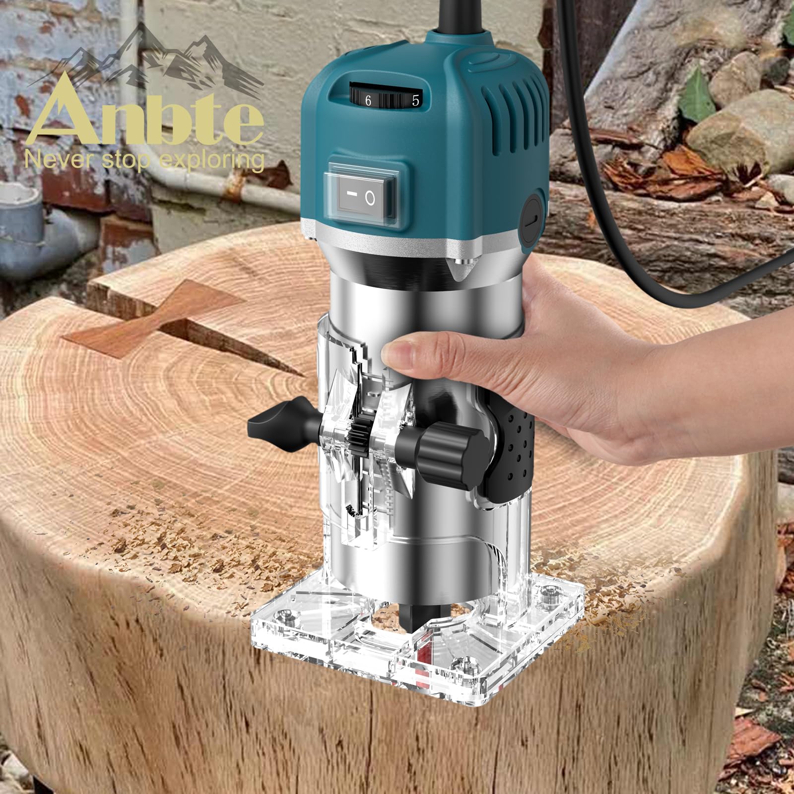 Anbte Fresadora de Madera 800W
