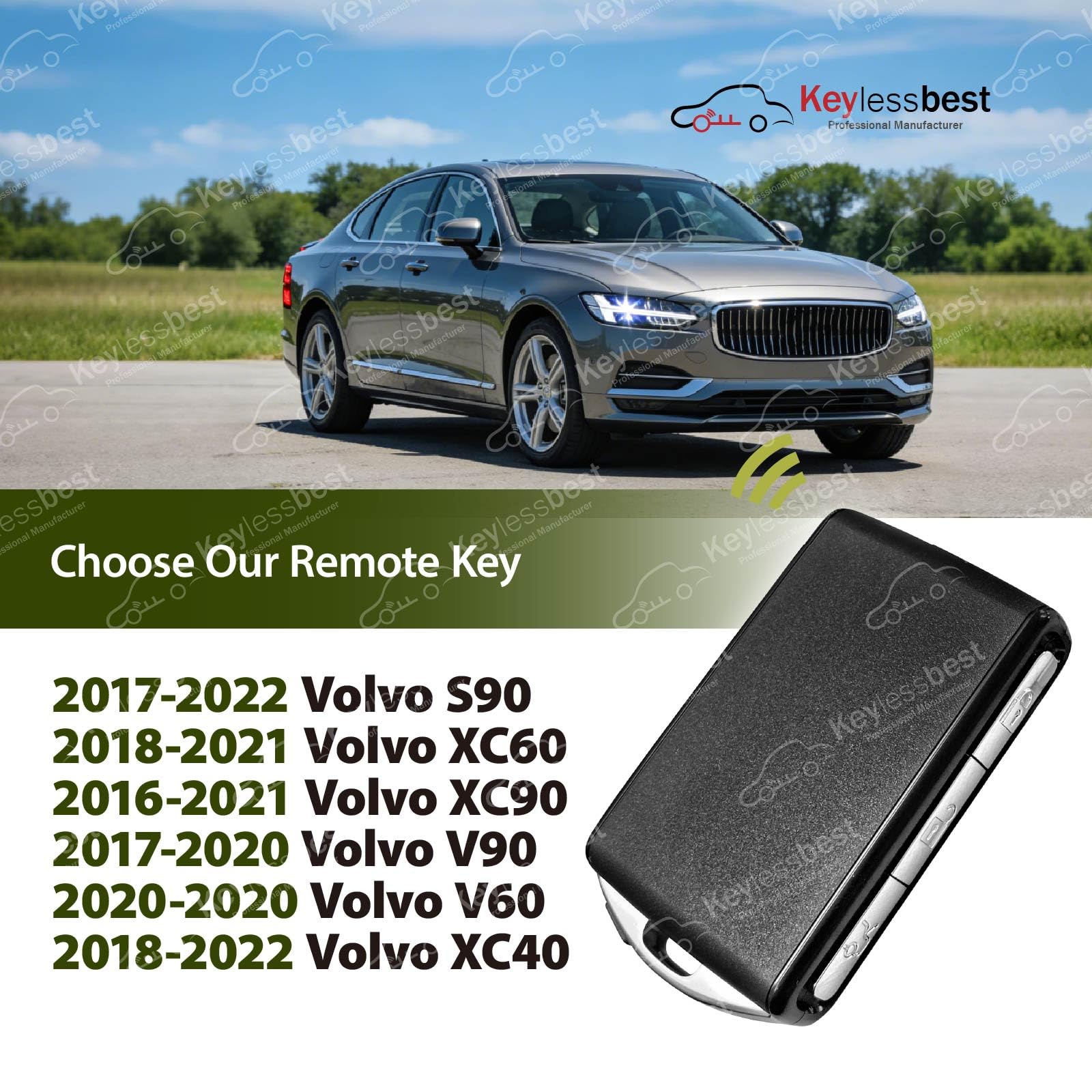 Amazon.com: Keylessbest Replacement for 2016 2017 2018 2019 2020