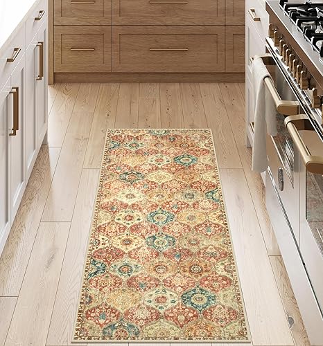 Vista 124 de Lahome - Alfombra de marroquí tejida, alfombra para cocina, pasillo, antideslizante, pasillo para entrada, pasillo de lavadero, dormitorio, 274 x