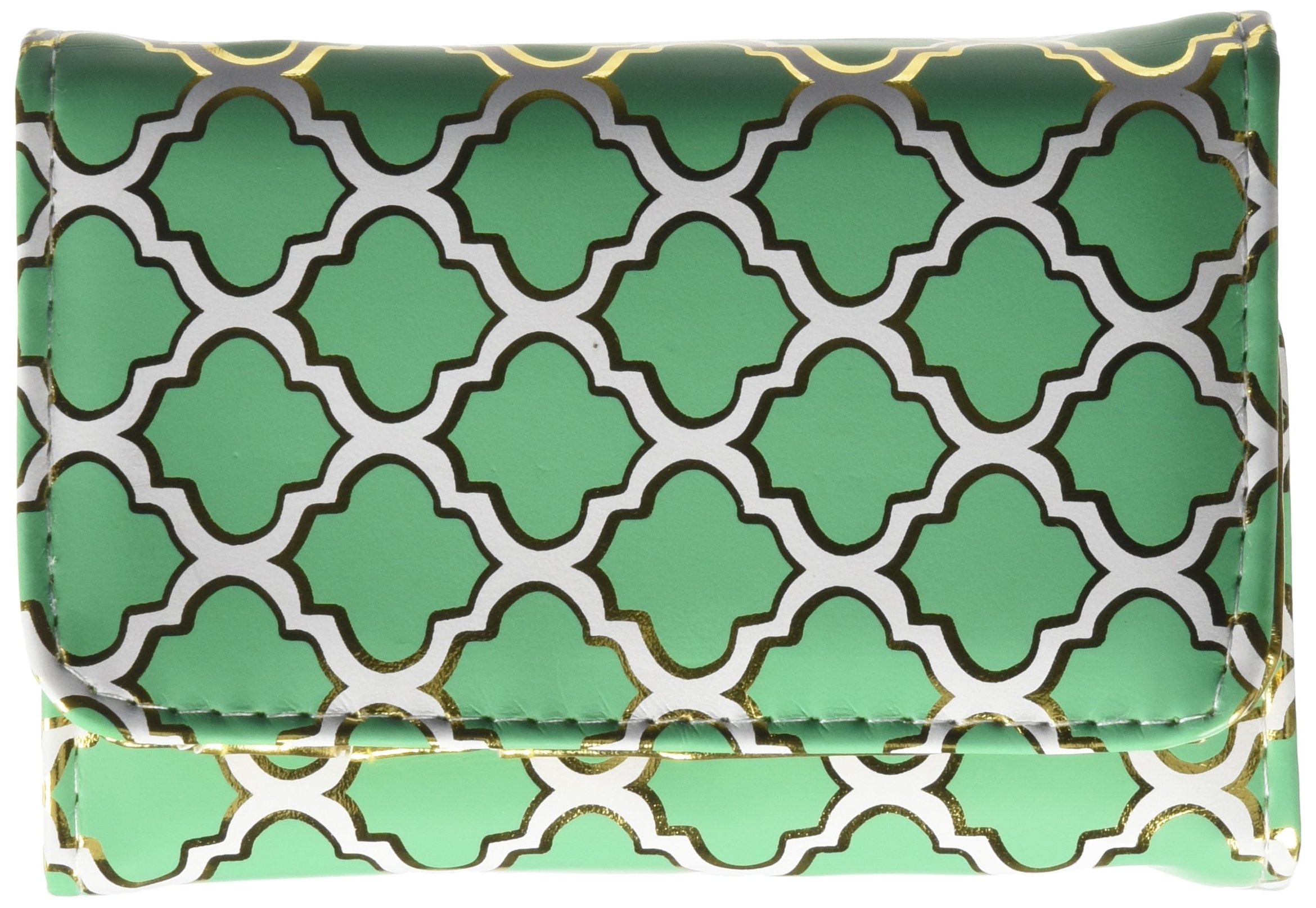 Pill & Vitamin Case, Metallic Moroccan Jade, One Size