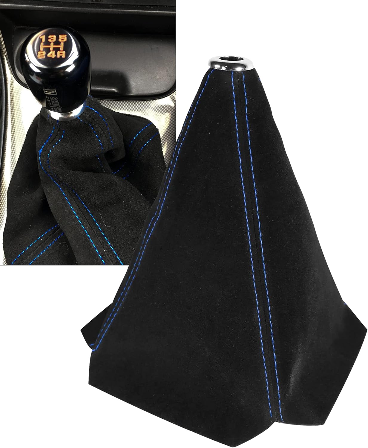 ESEWALAS Universal Shift Boot Cover,Car Gear Gaiter Shifter