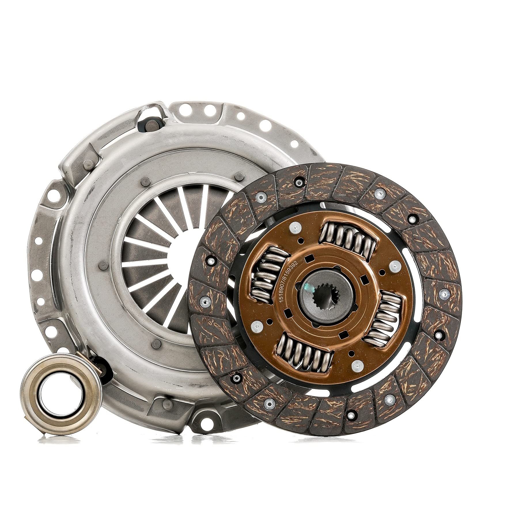 RIDEX 479C0112 Kit de embrague con cojinete de desembrague con plato de embrague Compatible con SUZUKI SWIFT III MZ, EZ