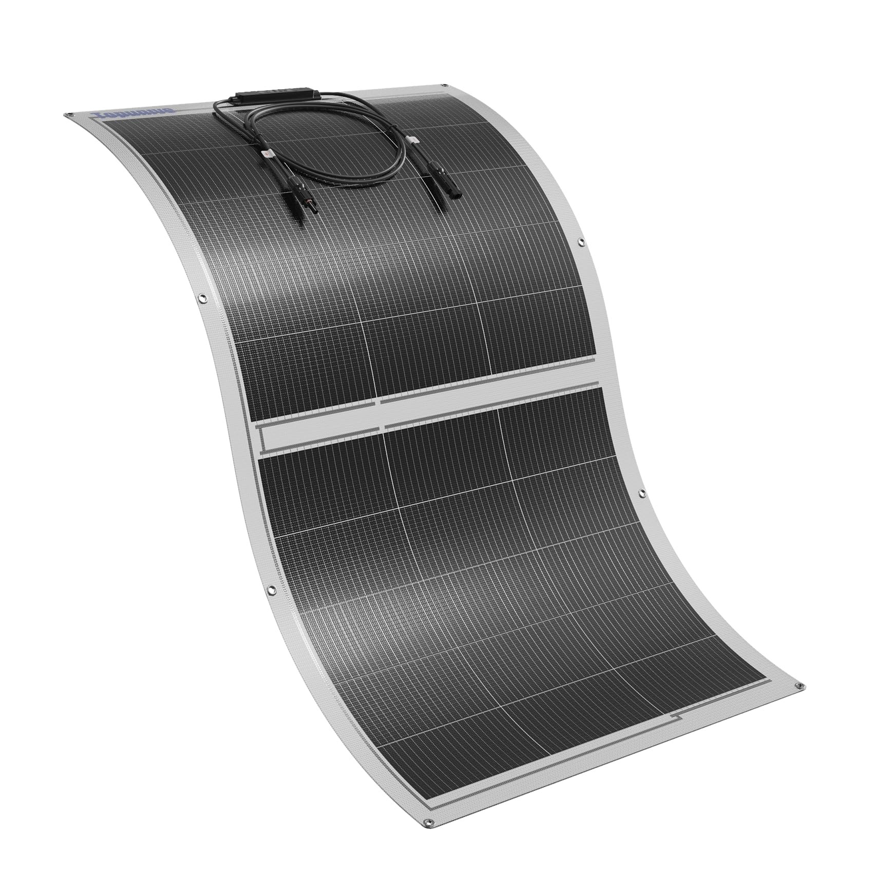 Pannello solare flessibile bifacciale pieghevole, 18BB Mono Cell 25% ad alta efficienza, Dual-Side 30% di uscita superiore, modulo fotovoltaico ultra leggero 12V/24V con MC4