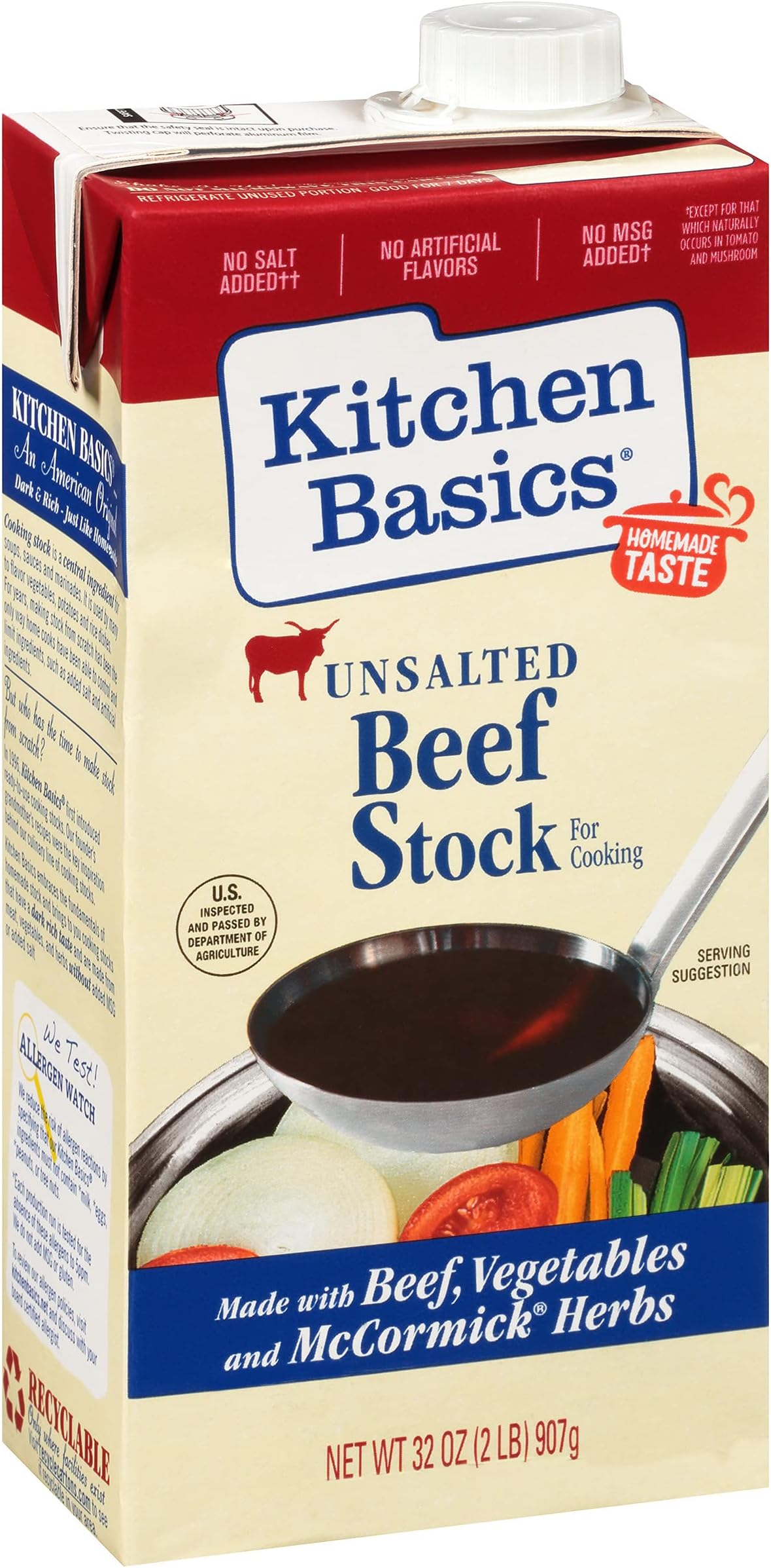 Kitchen Basics Original Beef Stock, 8.25 fl oz Grocery