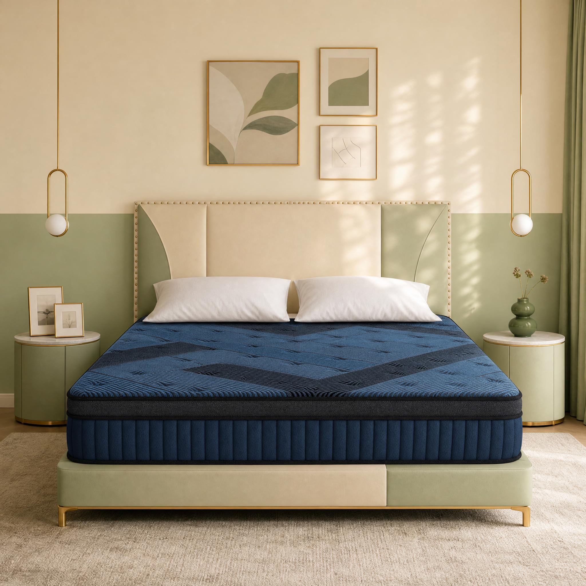 UNZIPE 12 Inch Queen Hybrid Luxury Mattress