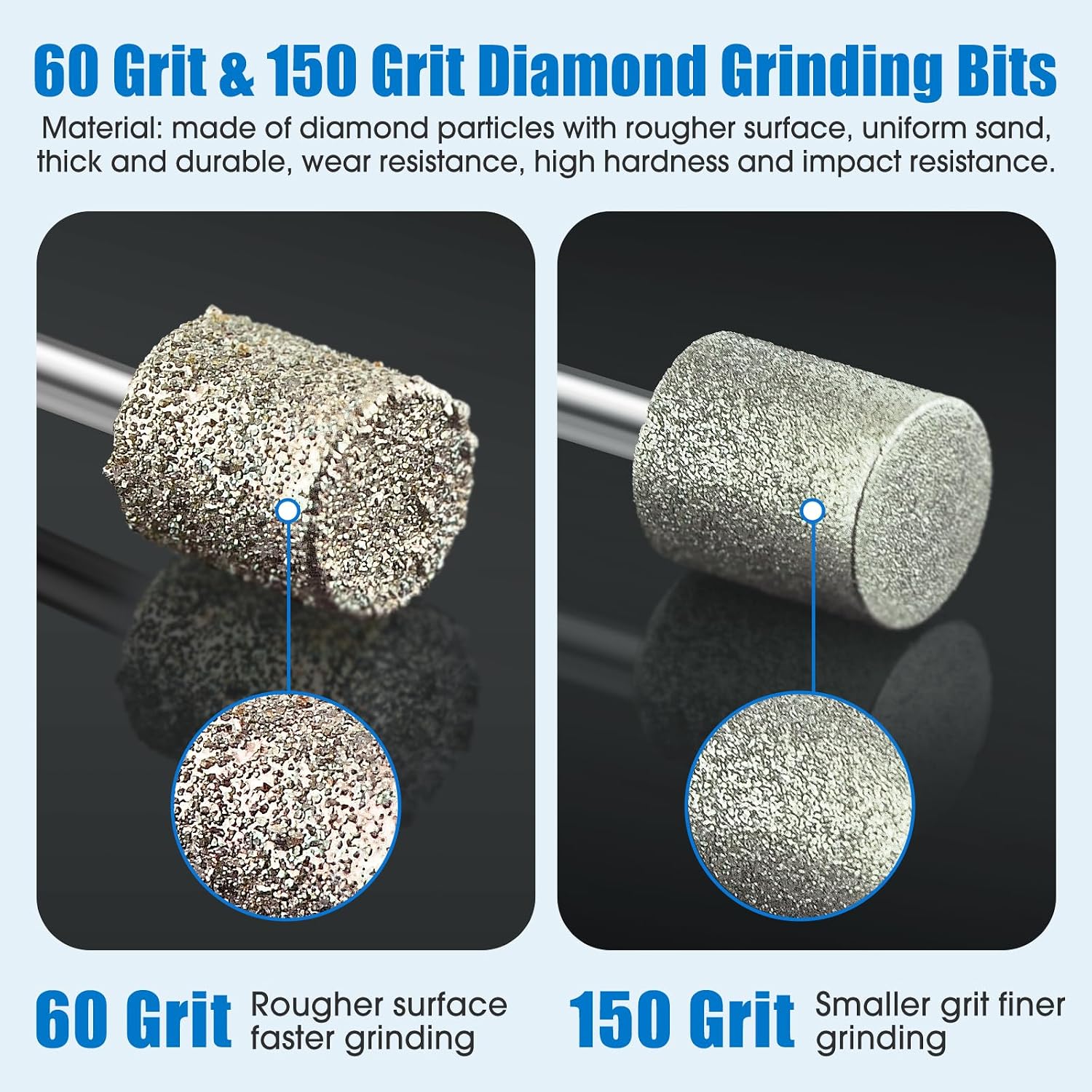 Diamond Grinding Bit Set, Stone Carving Set Polishing Kits image 2