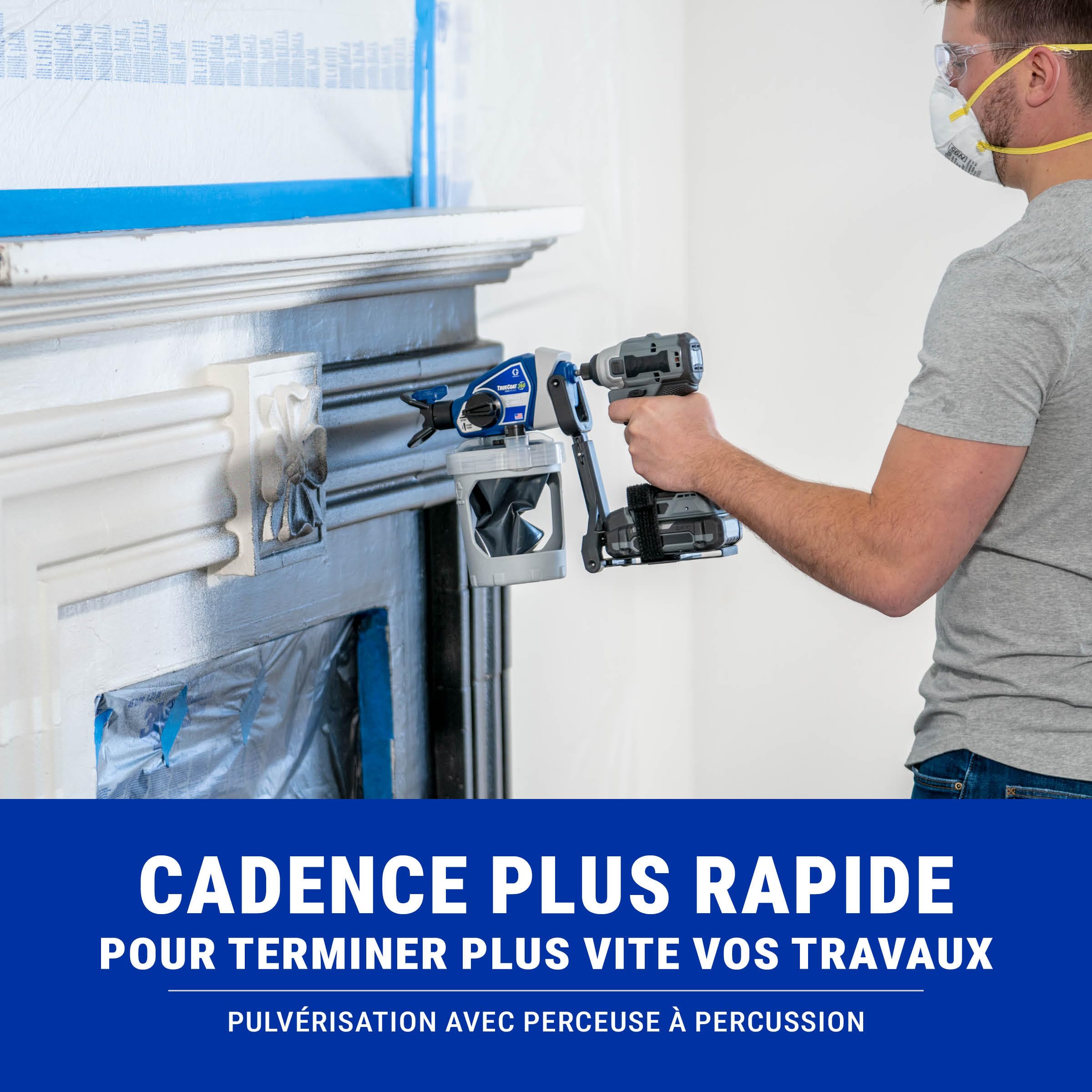 Magnum by Graco 26D361 TrueCoat 360 Cordless Connect, Pistolet à Peinture airless portatif sans Fil, pulvérisateur-perceuse, Utilisation Domestique, Petits travaux de Peinture (Pression Max. 138 Bar)
