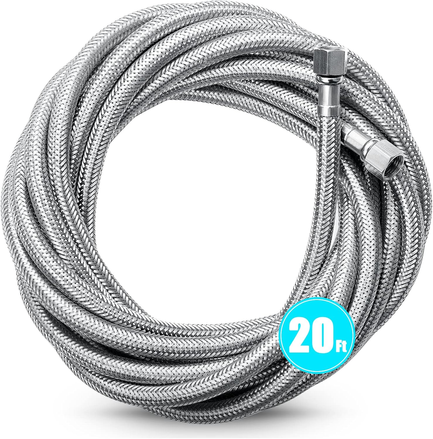 Refrigerator Water Line Ice Maker Supply Line 20' Fridge