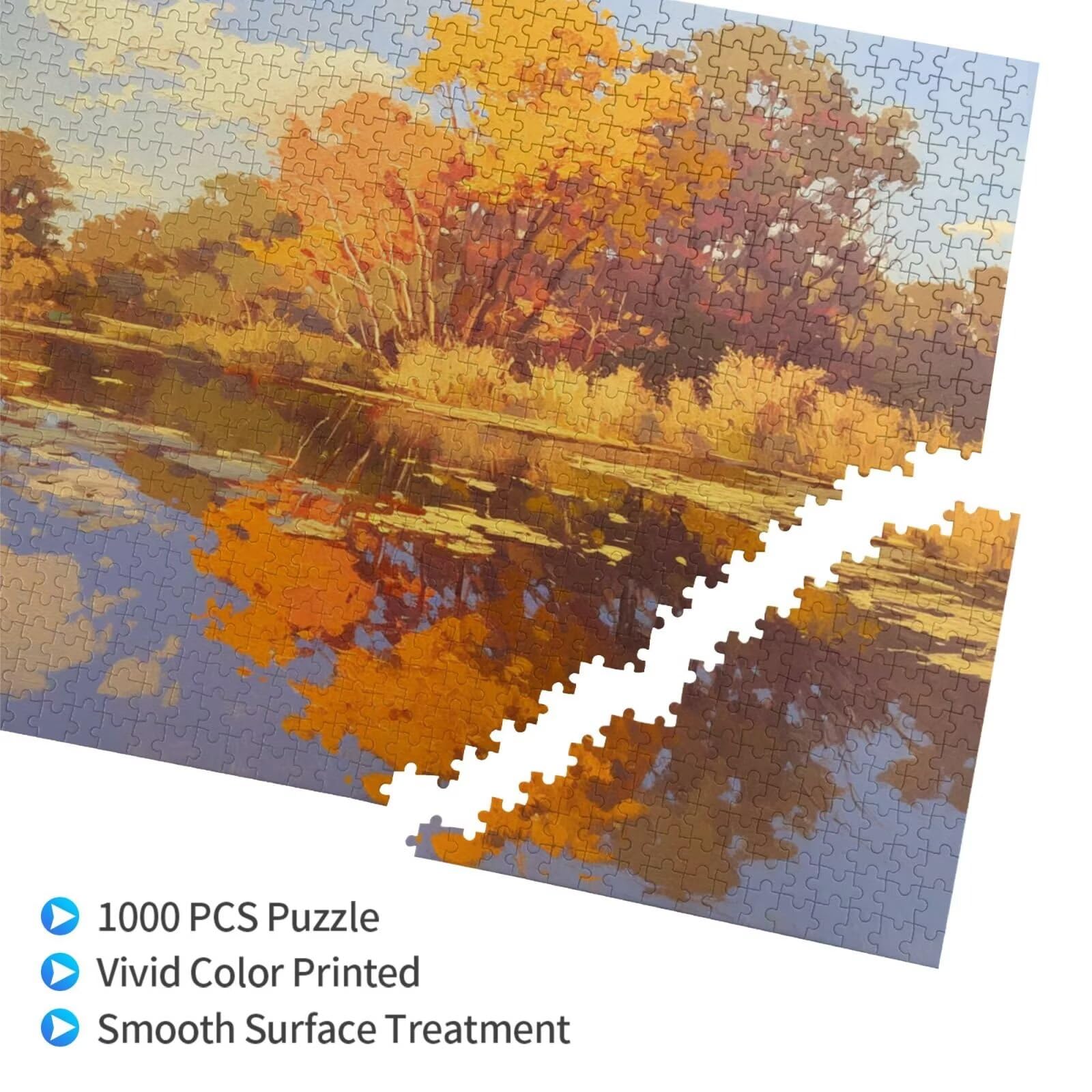 Puzzle 3000 elementów, krajobraz, puzzle dla dorosłych, z pudełkiem na prezent, "zrób to sam", duże drewniane puzzle dla dorosłych, gra zręcznościowa dla całej rodziny, prezenty dla kobiet, 81 x 122